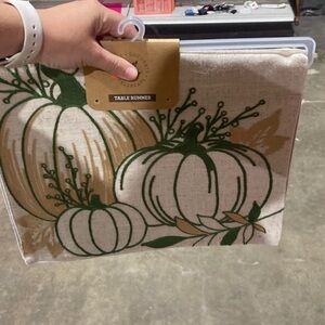 Pumpkin Design Table Runner